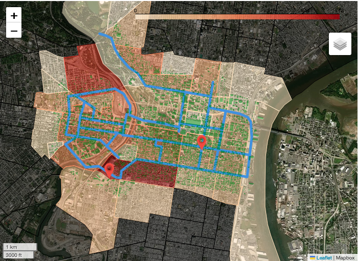Philadelphia Steamloop Map